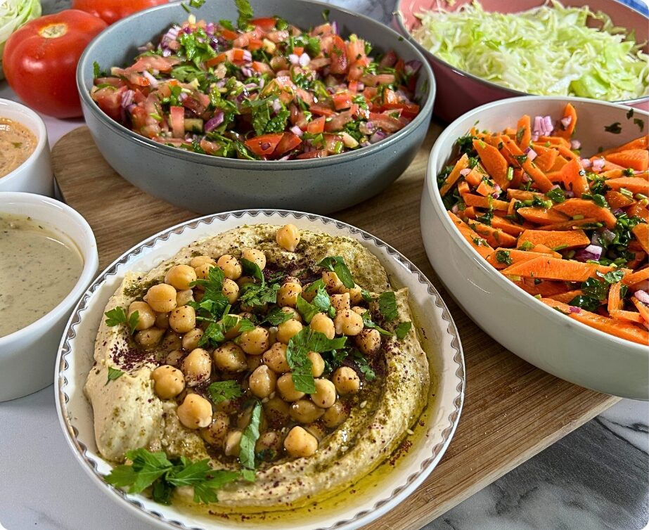 6 סלטים למנגל