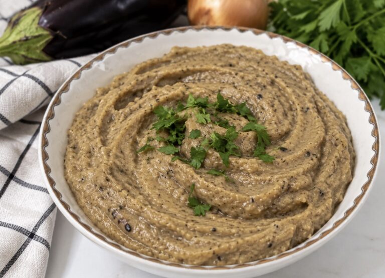 ממרח חציל בטעם כבד ביתי