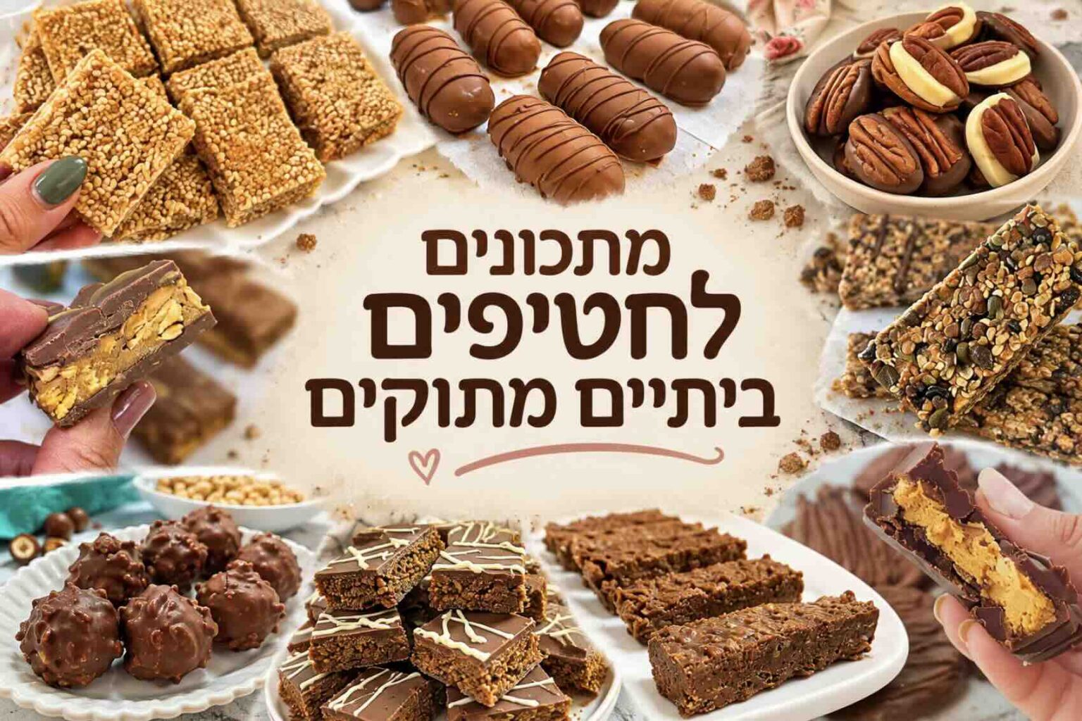 מתכונים לחטיפים ביתיים מתוקים